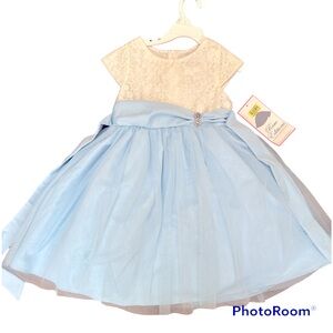 Blue and white Rare Editions dress